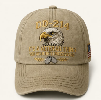 🔥Today Only: FREE Collector Coin🔥| DD-214 Veteran Honor 3-Piece Gift Set – Embroidered Cap, Coin & Bracelet