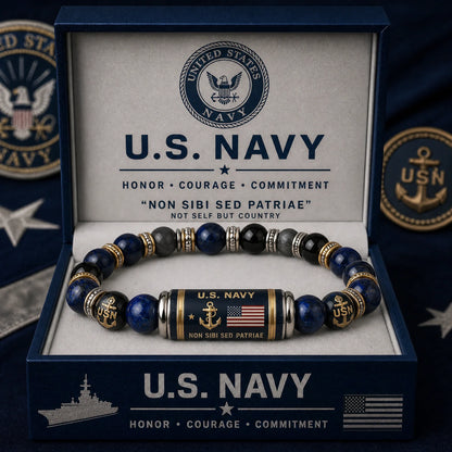 🇺🇸 Last Day Promo: 49% OFF 🎖️ - U.S. Military Veteran Beaded Bracelet