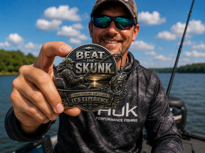 🎣 “BEAT SKUNK” Premium 3D Metal Vehicle Emblem Badge