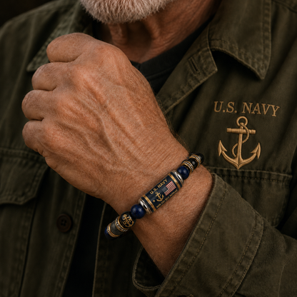 🇺🇸 Last Day Promo: 49% OFF 🎖️ - U.S. Military Veteran Beaded Bracelet