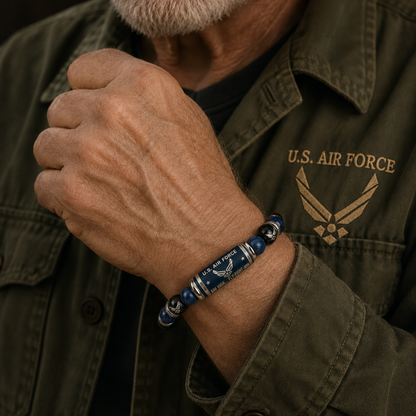 🇺🇸 Last Day Promo: 49% OFF 🎖️ - U.S. Military Veteran Beaded Bracelet