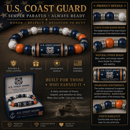 🇺🇸 Last Day Promo: 49% OFF 🎖️ - U.S. Military Veteran Beaded Bracelet