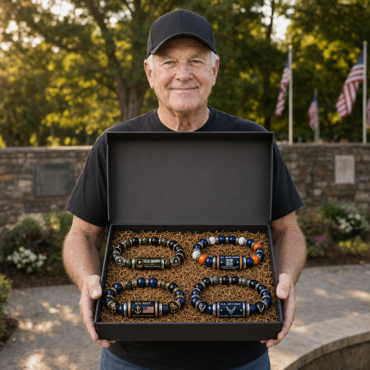🇺🇸 Last Day Promo: 49% OFF 🎖️ - U.S. Military Veteran Beaded Bracelet
