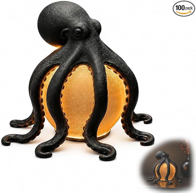 🐙 Octopus-shaped Desk Lamp - A Warm Glow That Feels Alive