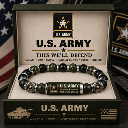 🇺🇸 Last Day Promo: 49% OFF 🎖️ - U.S. Military Veteran Beaded Bracelet