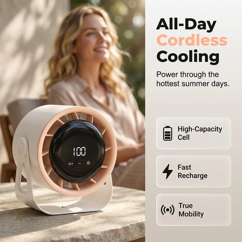 100-Speed High Velocity Hanging Circulating Fan
